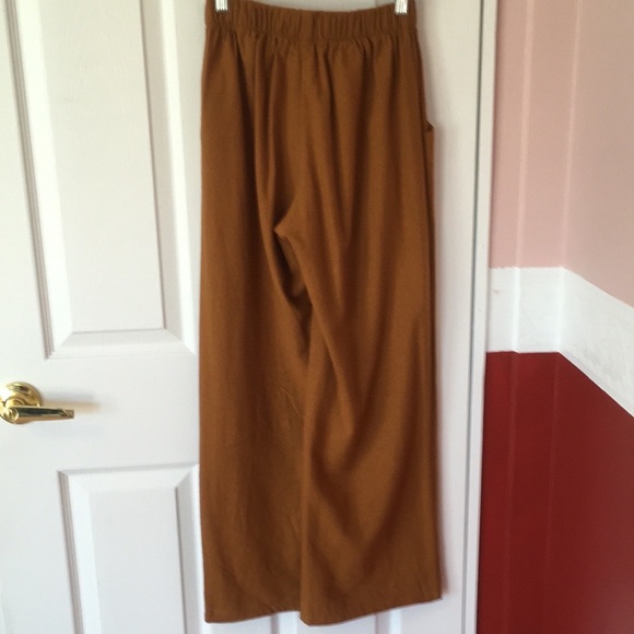 Uniform Handmade Raw Silk Belle Wide Leg Slacks, S - Picture 2 of 9